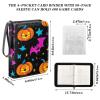 Colorful Trading Card Binder with Sleeves, Pumpkin Design view 3