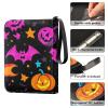 Colorful Trading Card Binder with Sleeves, Pumpkin Design view 4