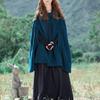 Elegant Hooded Cotton Cape, Unisex Medieval Poncho view 4