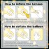 Xietaea Green Gold Happy Birthday Garland and Balloon Decoration Set view 4