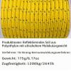 Dyneema Reflective Rope, 2 mm, 400 kg Breaking Load, for Tents, Kite Surfing and More, 19.8 m (Yellow, 4 mm) view 3