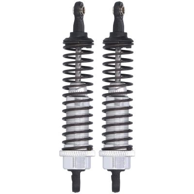 2-Pack 80 mm RC Aluminum Shocks for Traxxas Slash 2WD, Silver