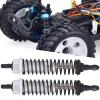 2-Pack 80 mm RC Aluminum Shocks for Traxxas Slash 2WD, Silver view 2