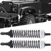 2-Pack 80 mm RC Aluminum Shocks for Traxxas Slash 2WD, Silver view 3