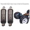 2-Pack 80 mm RC Aluminum Shocks for Traxxas Slash 2WD, Silver view 4