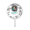 Happy Easter Round Plastic Hand Fan Decoration view 1