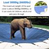 Pool Safety Cover, Winter Pool Cover, Round Above-Ground and In-Ground Pool Cover, 26 ft view 4