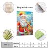 WZKTCL Christmas Poster, Santa’s Gifts, Canvas Wall Art, 30 x 45 cm view 2