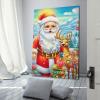 WZKTCL Christmas Poster, Santa’s Gifts, Canvas Wall Art, 30 x 45 cm view 3