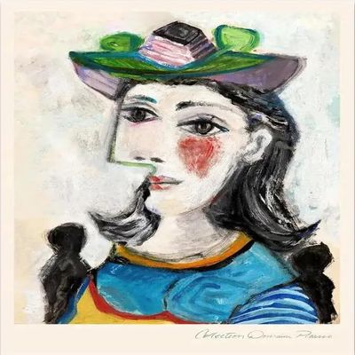 GYTRI CGFHJ Pablo Picasso Dora Maar Portrait Canvas Wall Art, 40 x 50 cm, Unframed