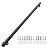 DMCHENGMA Modern Black Metal Handrail Set, 330 cm, Customizable view 1