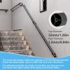 DMCHENGMA Modern Black Metal Handrail Set, 330 cm, Customizable view 4