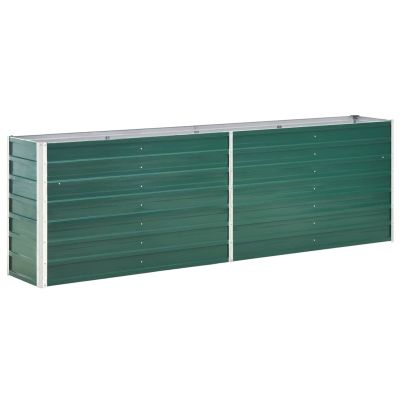 Juroupi Garden Raised Bed, Galvanized Steel, 2404077 cm, Green
