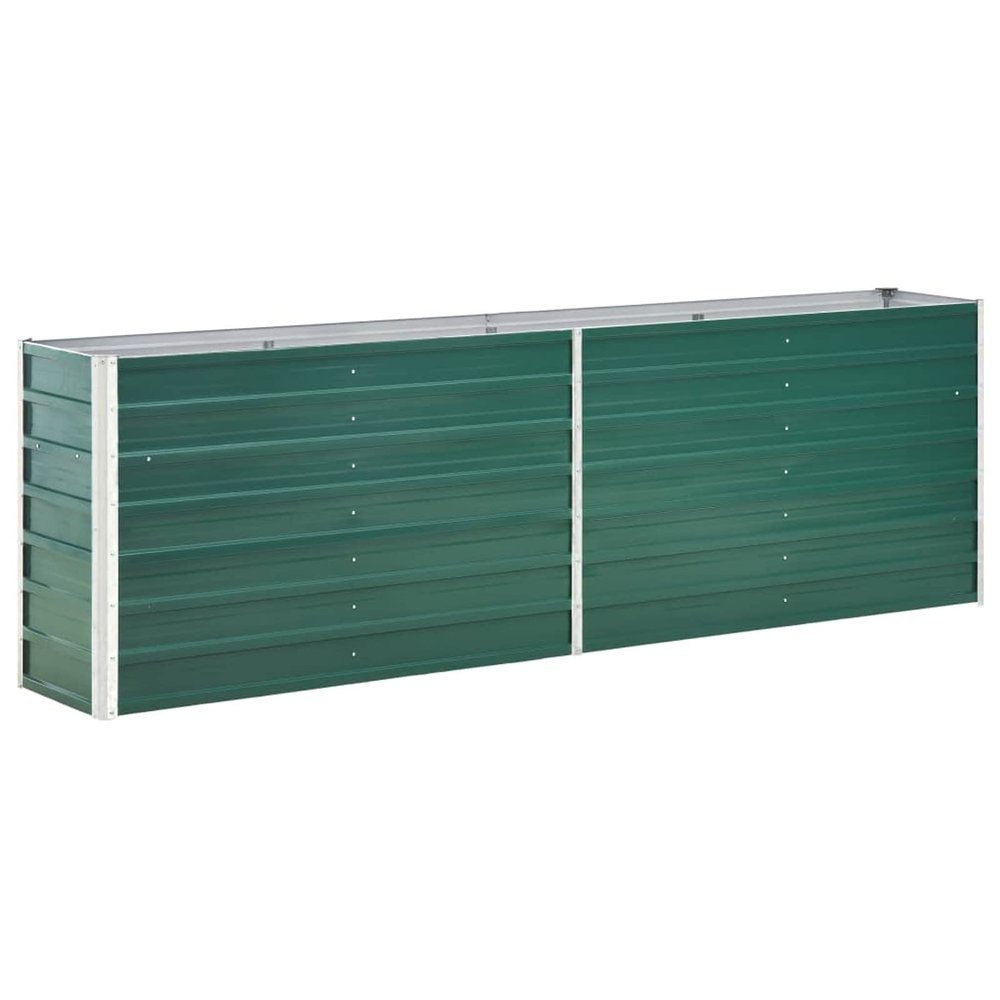 Juroupi Garden Raised Bed, Galvanized Steel, 2404077 cm, Green