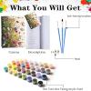 Paint by Numbers Bird and Flowers Kit, 60 × 75 cm view 2