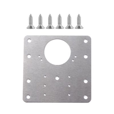 1 Set Stainless Steel Hinge Repair Plates for Cabinet Doors