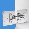 1 Set Stainless Steel Hinge Repair Plates for Cabinet Doors view 4