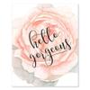 AdoDecor Framed Canvas Wall Art Set, Fashion Watercolor Roses and Perfume Bottle view 3