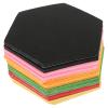 12 Self-Adhesive Hexagonal Felt Wall Stickers for Office and School view 1