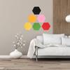 12 Self-Adhesive Hexagonal Felt Wall Stickers for Office and School view 4