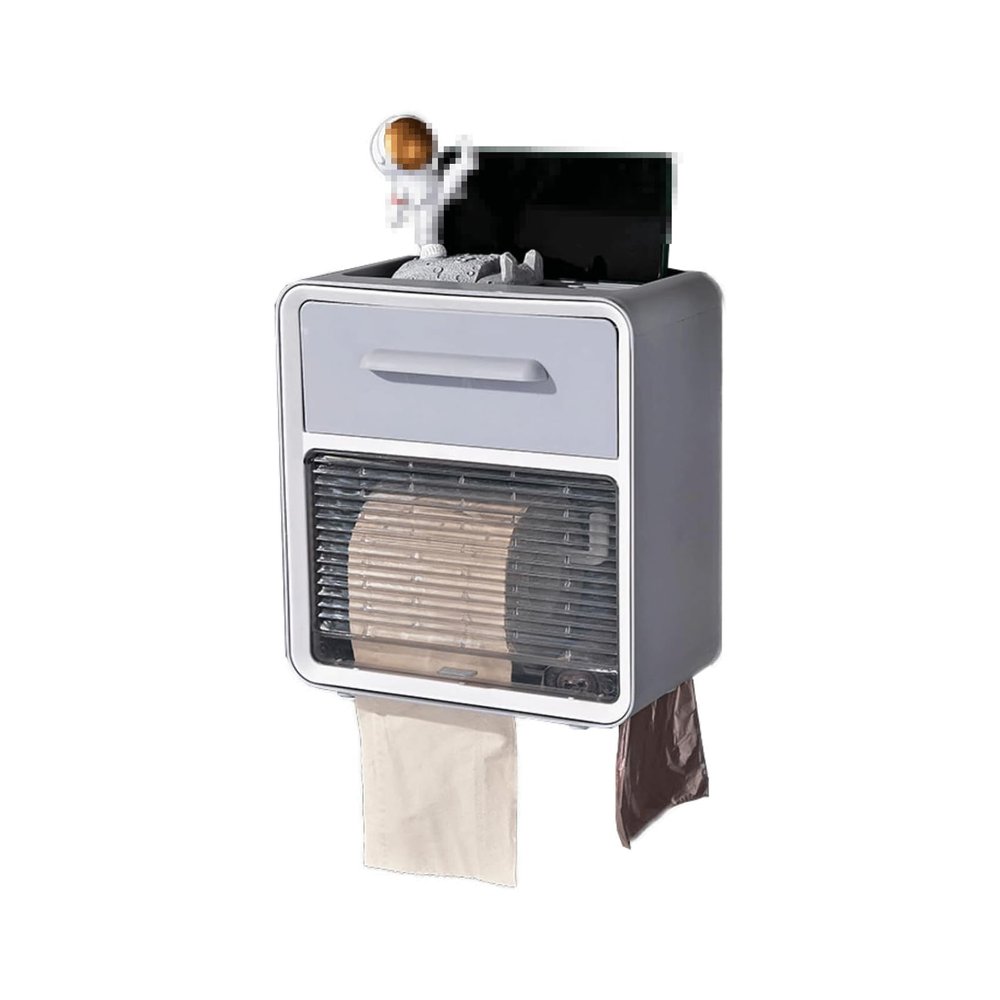 UPJAKS Commercial Wall-Mounted Paper Towel Dispenser with Drawer