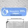 4 x 6 m Waterproof Transparent Tarp with Grommets, Greenhouse Cover view 2