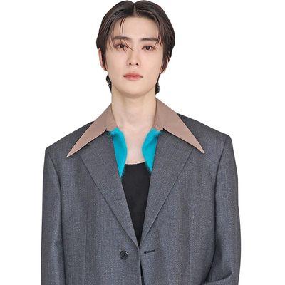 Jaehyun (Gray Suit) Half-Body Buddy Cutout