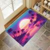 MULERN 50 x 80 cm Sunrise Palm Landscape Indoor/Outdoor Doormat view 1