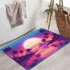 MULERN 50 x 80 cm Sunrise Palm Landscape Indoor/Outdoor Doormat view 3