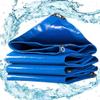 Waterproof PVC Tarpaulin 0.5 x 13.5 m, 500 g/m², Blue view 1