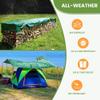 Waterproof Construction Tarp 3 x 23 m, 500 g/m², Green view 3