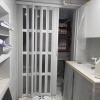 CHZDPP Telescopic Folding Interior Door with Handles and Glass, PVC, 32 x 90 in view 1