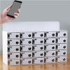 Lockable Wall-Mount Acrylic Phone Storage Cabinet view 2