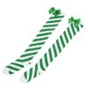 Women's Christmas Stockings with Bow, Over-the-Knee, Striped view 4