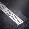Slim 100 cm 304 Stainless Steel Trench Drain Set with Waterproof Tape view 2