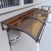 Brown Polycarbonate Canopy for Doors, Windows, Patios, and Verandas view 1