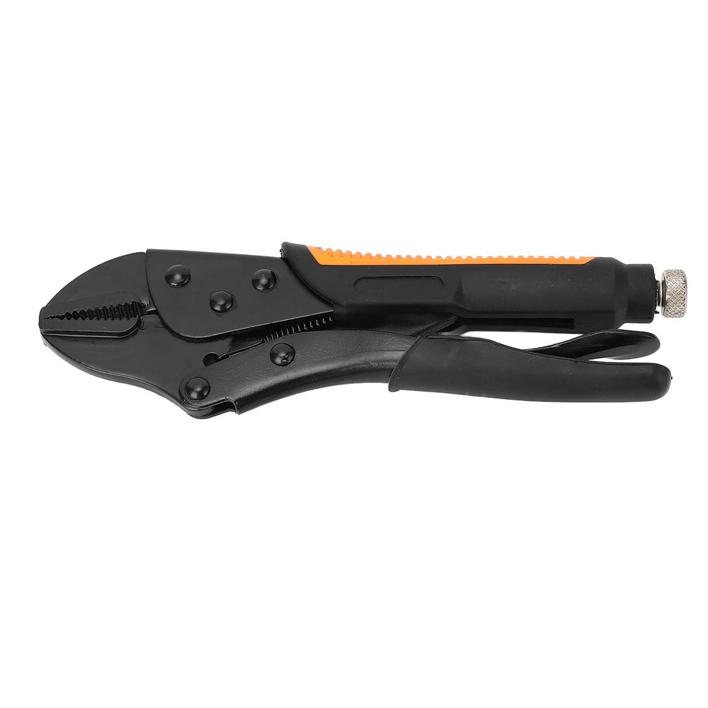 10-Inch Locking Pliers with Curved Jaw and Non-Slip Handle