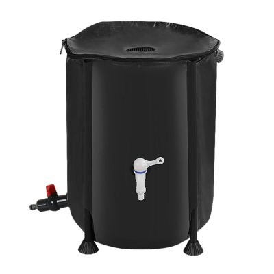 Rain Barrel, Rainwater Collector | 200 L Portable, Weather-Resistant, Sturdy