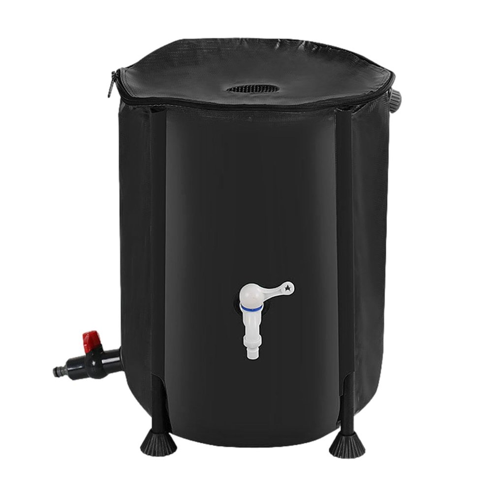 Rain Barrel, Rainwater Collector | 200 L Portable, Weather-Resistant, Sturdy