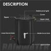 Rain Barrel, Rainwater Collector | 200 L Portable, Weather-Resistant, Sturdy view 4