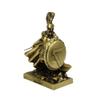 Leonidas Statue, King of Sparta, Handcrafted, 20 cm, Gold-Tone view 1