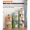 TYYCKJ 360° Rotating Bookshelf Tower, 3/4/5-Tier view 3