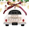 Just Married Car Ornament view 1
