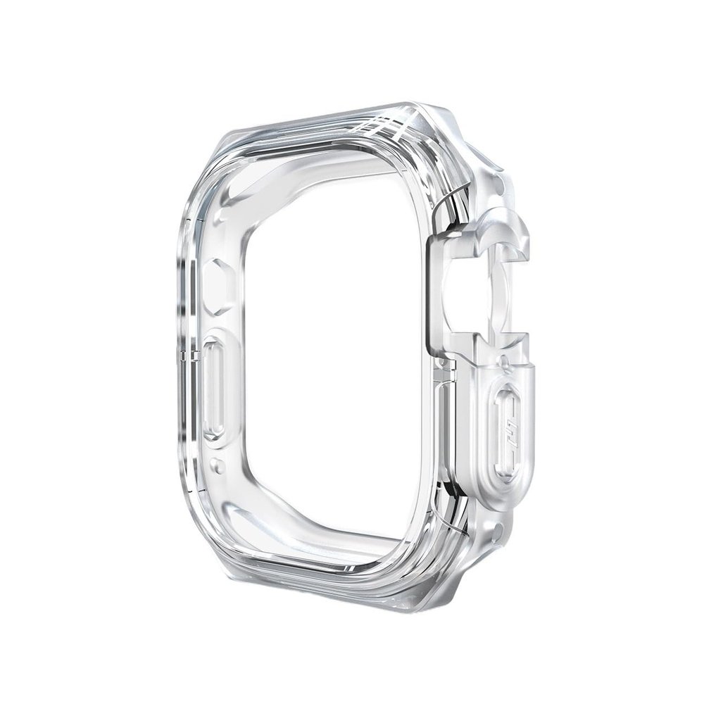 GUMMMY Apple Watch Case with Band, 40/41/44/45/49 mm, Clear PC + TPU, Half Pack