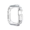GUMMMY Apple Watch Case with Band, 40/41/44/45/49 mm, Clear PC + TPU, Half Pack view 1