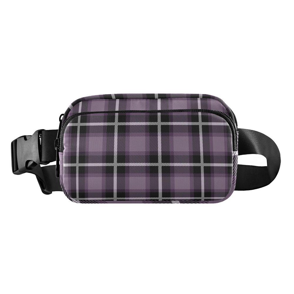 Buffalo Check Belt Bag with Adjustable Strap