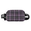 Buffalo Check Belt Bag with Adjustable Strap view 1