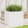 Furniture Select-Garden White Planter 90 x 60 x 68.5 cm Solid Wood Pine view 3