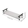 Small Stainless Steel Bathroom Vanity Tray view 2