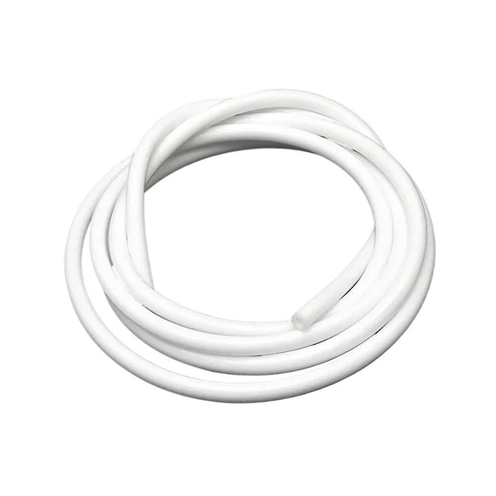 1 m Food-Grade Silicone Tubing, Flexible, ID 8 mm x OD 12 mm, White